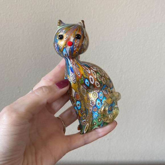 Collectable Original Murano Glass OMG Cat * as is - Picture 4 of 6